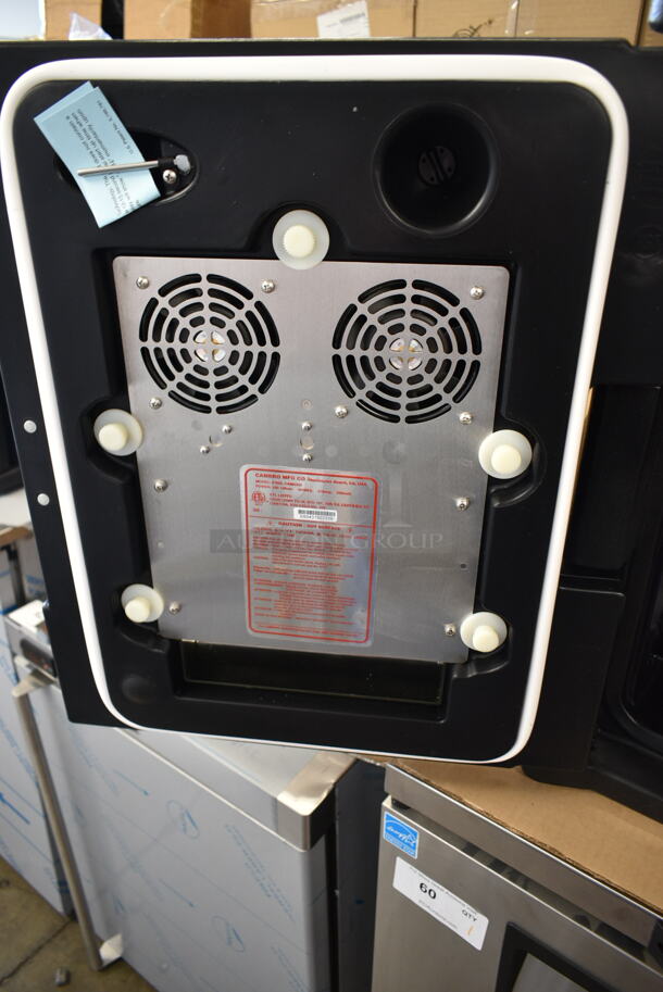 BRAND NEW! Cambro CAM6000 47620 Ultra Pan Carrier® Black Front Loading Insulated Electric (110V, degrees F) Food Pan Carrier - 6 Full-Size Pan Max Capacity. Tested and Working! - Image 6 of 7