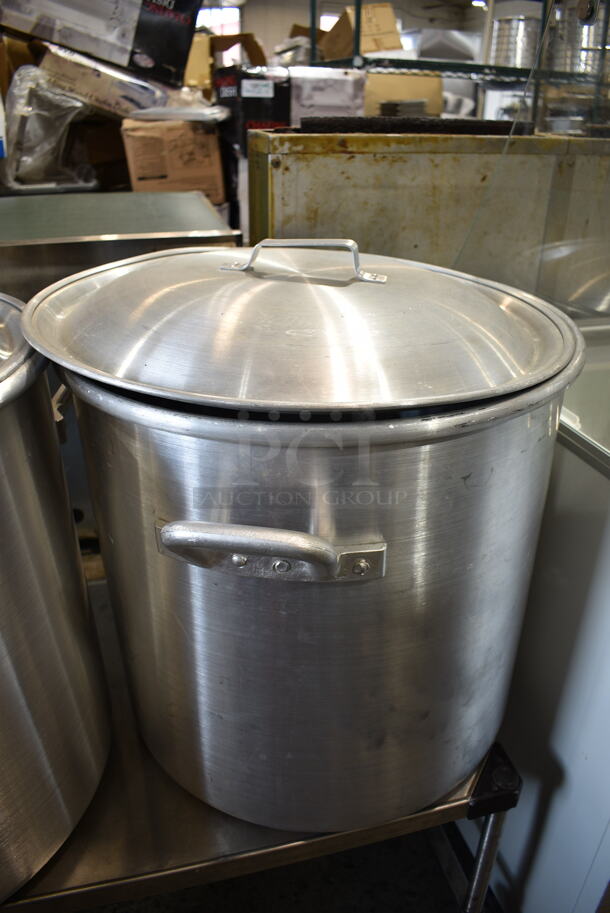 2 Metal Stock Pot w/ 2 Steamer Inserts and 2 Lids. 2 Times Your Bid! - Image 2 of 5
