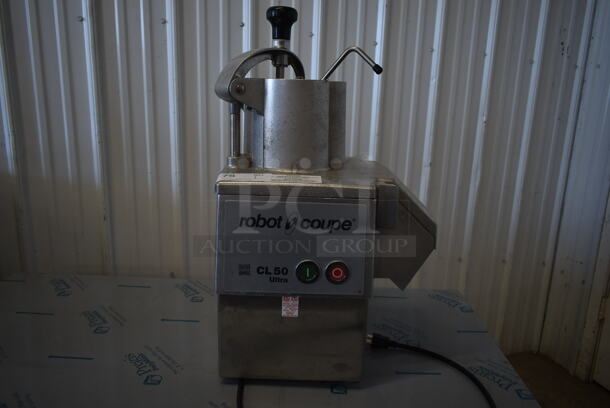 BRAND NEW SCRATCH AND DENT! Robot Coupe CL 50 U Series E Metal Commercial Countertop Food Processor. 120 Volts, 1 Phase. Tested and Working!