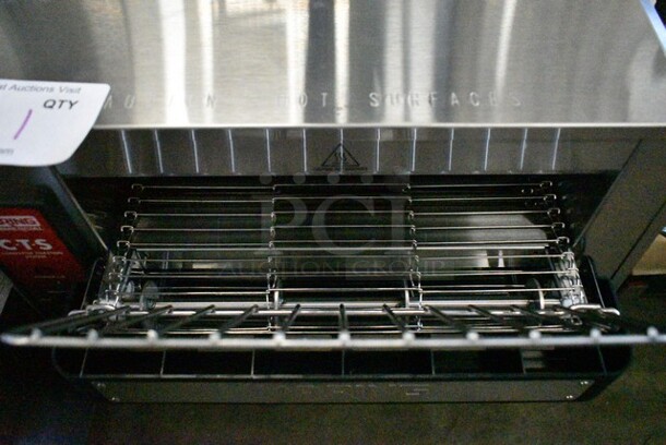 BRAND NEW SCRATCH AND DENT! 2023 Waring CTS1000B Stainless Steel Commercial Conveyor Toaster. 208 Volts, 1 Phase.  - Image 6 of 8