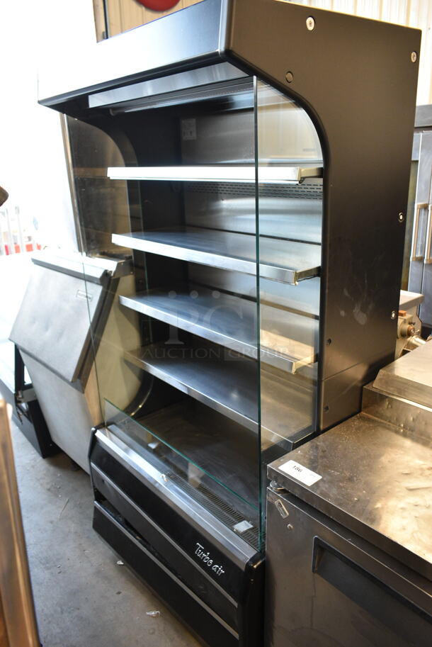 Turbo Air TOM-40B Metal Commercial Floor Style Grab N Go Merchandiser. 120 Volts, 1 Phase. Tested and Powers On But Does Not Get Cold - Image 1 of 6