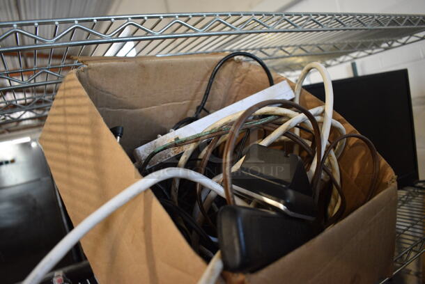 ALL ONE MONEY! Lot of Various Items Including Cords, Phone and Cradle - Image 2 of 3
