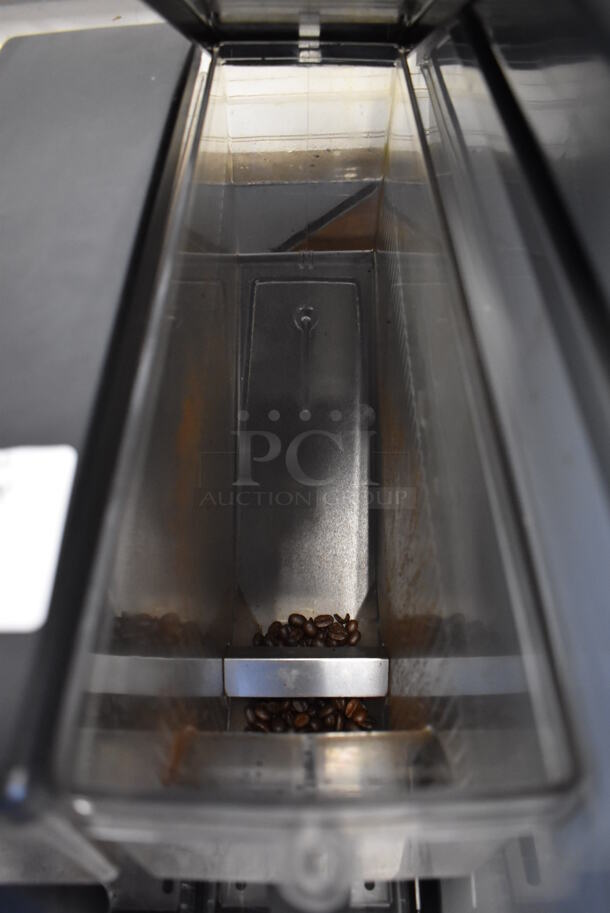 2017 Bunn MHG Stainless Steel Commercial Countertop 2 Hopper Coffee Grinder. 120 Volts, 1 Phase. 9.5x17x30. Tested and Working! - Image 4 of 6