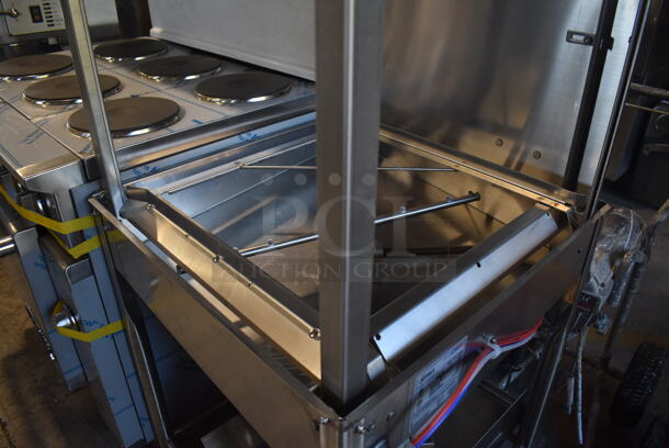 BRAND NEW SCRATCH AND DENT! 2022 Noble Wareforce I-E Stainless Steel Commercial Straight Pass Through Dishwasher. 115 Volts, 1 Phase. 31x31x68 - Image 5 of 9