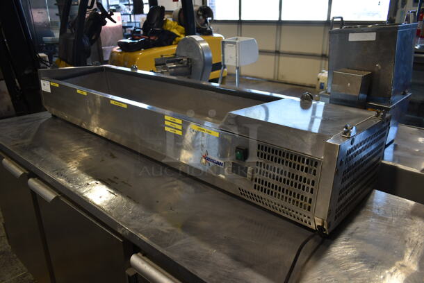 Stainless Steel Commercial Countertop Refrigerated Rail. Tested and Working! - Image 2 of 8