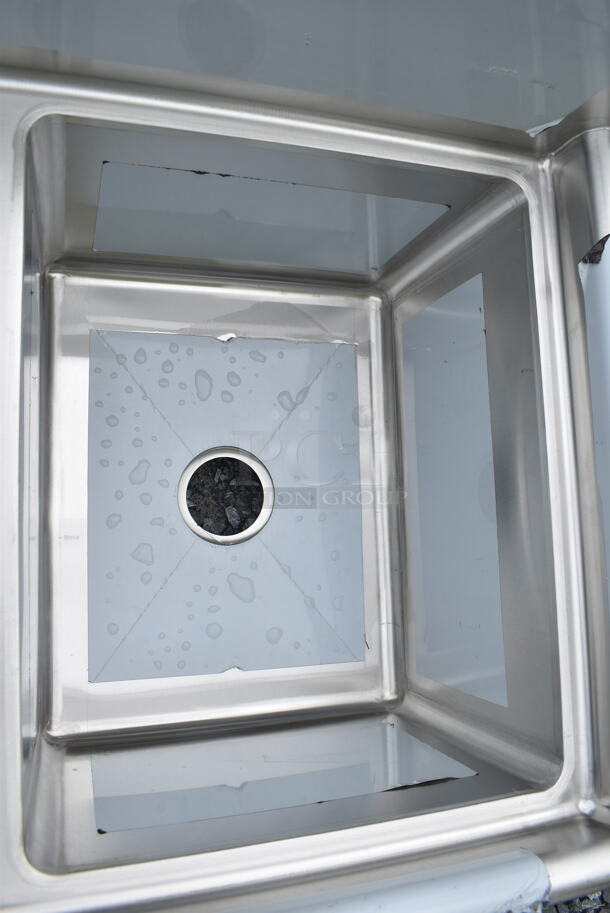 BRAND NEW SCRATCH AND DENT! Regency 600S3162018L Stainless Steel 3 Bay Sink w/ Left Side Drain Board. Bays 16x20x12. Drain Board 16.5x21.5 - Image 5 of 9