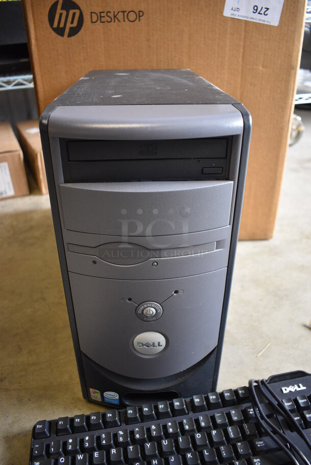 ALL ONE MONEY! Lot of Dell Computer Tower and 2 Keyboards! Includes 7x16.5x14.5 - Image 3 of 3