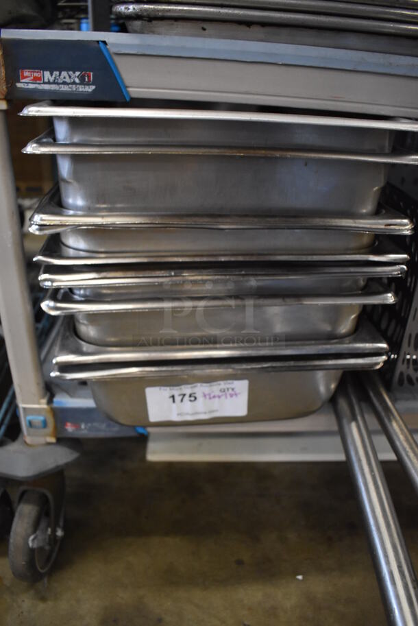ALL ONE MONEY! Tier Lot of Various Items Including Stainless Steel Drop In Bins and Metal Baking Pans. Includes 1/1x4 - Image 10 of 11