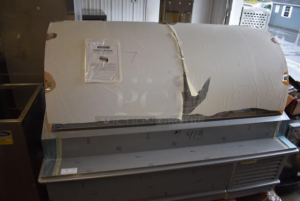 BRAND NEW! Traulsen TD078HT Stainless Steel Commercial Floor Style Fish Display Case Merchandiser. 115 Volts, 1 Phase. 78x38x56. Tested and Working! - Image 2 of 9