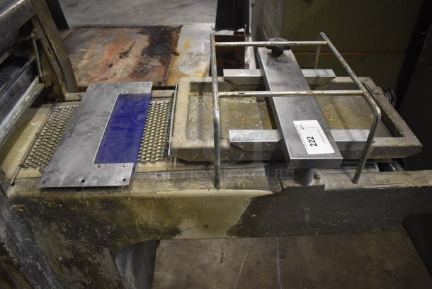 CFAV Metal Commercial Floor Style Dough Sheeter on Commercial Casters. 220 Volts, 1 Phase. 52x23x42 - Image 4 of 9