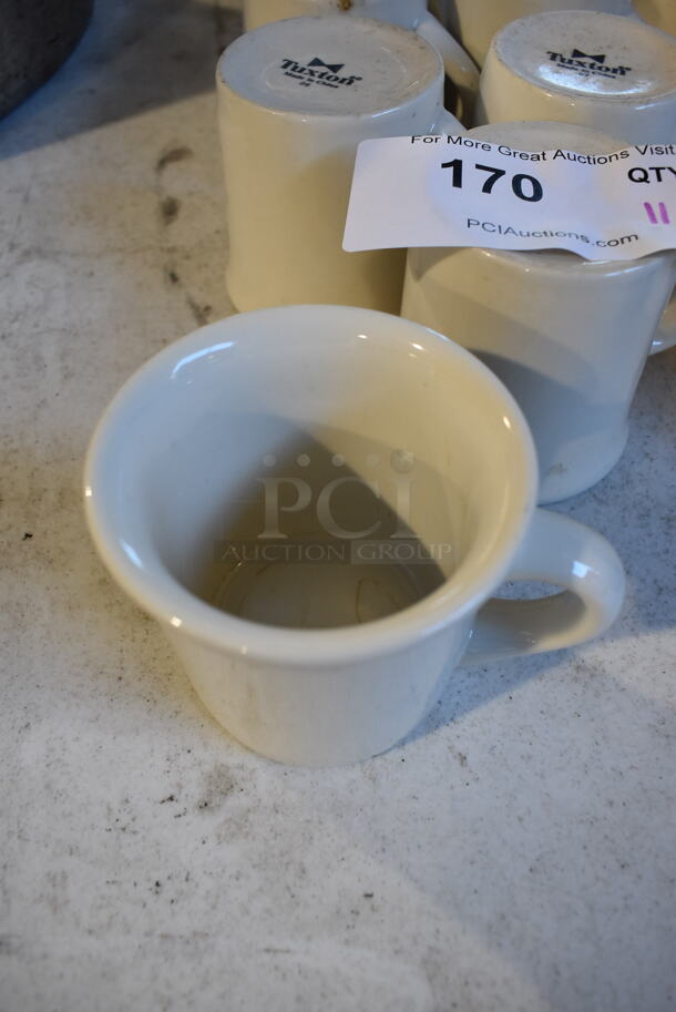 11 White Ceramic Mugs. 4x3x3.5. 11 Times Your Bid! - Image 4 of 4