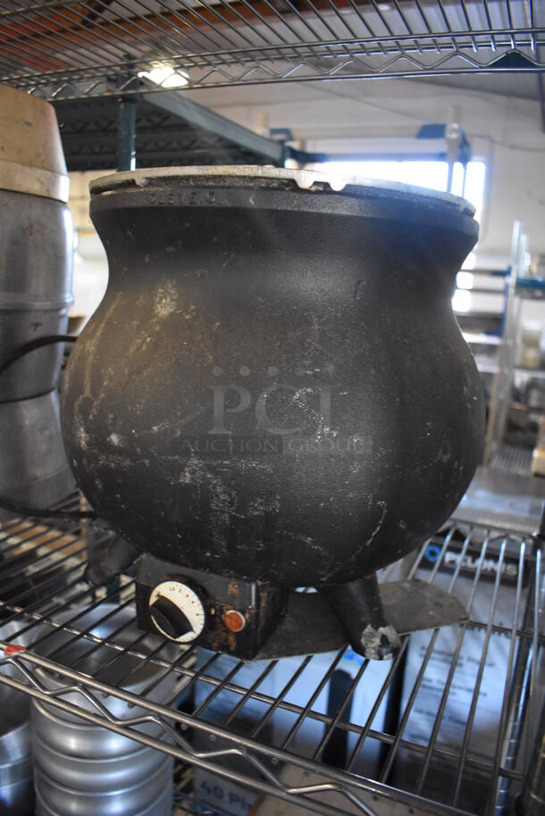 Metal Commercial Countertop Soup Kettle Food Warmer. 14x14x13. Tested and Powers On But Does Not Get Warm - Image 3 of 5