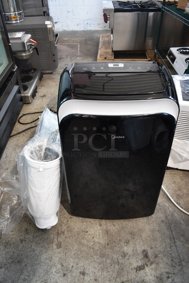 BRAND NEW SCRATCH AND DENT! Midea MAP10HS1WBL 10,000 BTU 4 in 1 Smart Portable Air Conditioner with Heat. 115 Volts, 1 Phase. Tested and Working! - Image 1 of 7