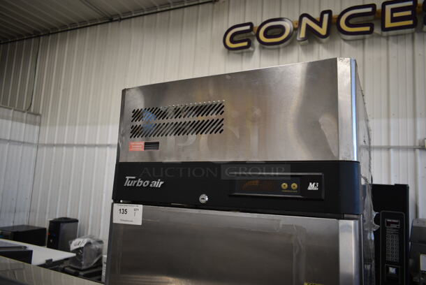 Turbo Air M3F19-1 Stainless Steel Commercial Single Door Reach In Freezer w/ Poly Coated Racks. 115 Volts, 1 Phase. Tested and Working! - Image 2 of 7