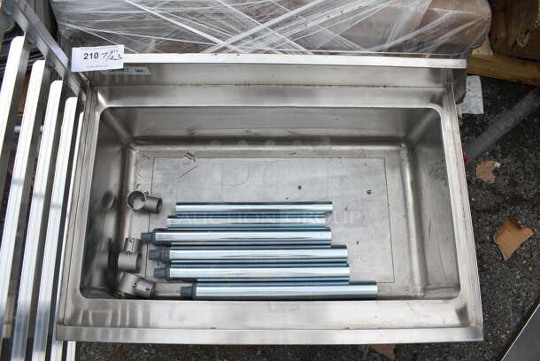 BRAND NEW SCRATCH AND DENT! Regency 600IB2130C0 21" x 30" Underbar Ice Bin with 10 Circuit Post-Mix Cold Plate and Bottle Holders - Image 5 of 7