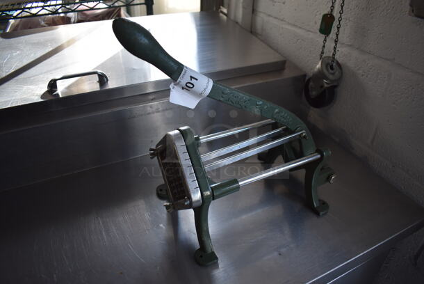 Metal Countertop French Fry Cutter. 14x8x13.5 - Image 1 of 5