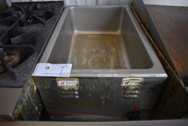 APW Wyott Model W-3VI Stainless Steel Commercial Countertop Food Warmer. 120 Volts, 1 Phase. 14.5x22.5x9.5. Tested and Working! - Image 1 of 4