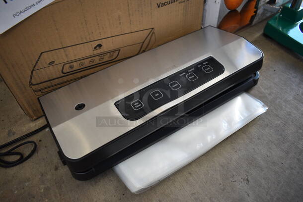 BRAND NEW IN BOX! Easepot SJ-209B Commercial Countertop Vacuum Sealer Machine Seal a Meal Food Saver System. 120 Volts, 1 Phase. 14x6x2.5. Tested and Working! - Image 3 of 6