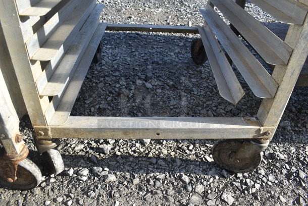 Metal Commercial Pan Transport Rack on Commercial Casters. 21x26.5x64 - Image 4 of 4