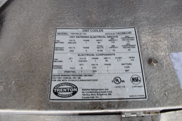 Trenton TMP240LE-T3A Metal Commercial Condenser Fan. 208-230 Volts, 1 Phase. 85x21x28 - Image 2 of 3