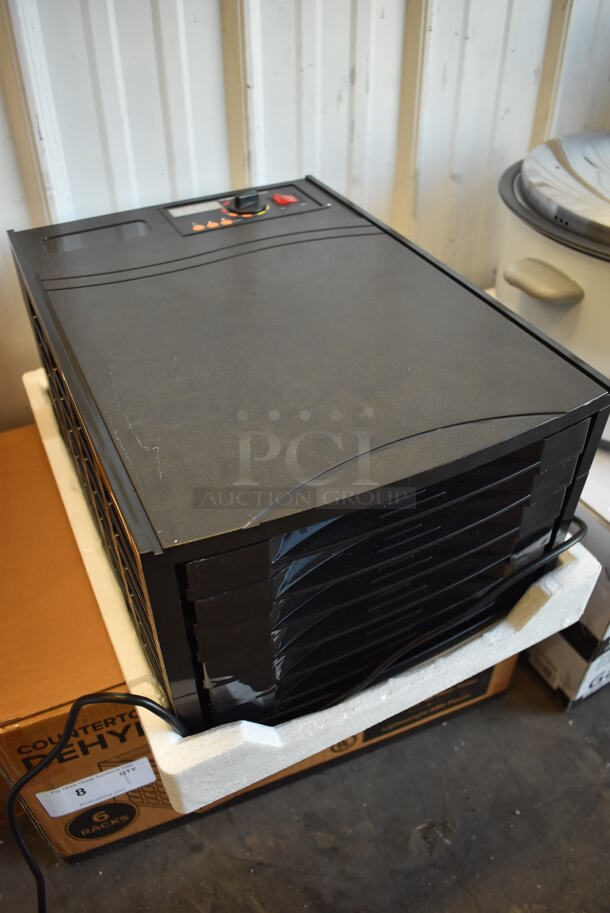LIKE NEW! Backyard Pro Butcher Series Countertop Electric Powered 6 Tray Food Dehydrator with 40 Hour Timer. Used a Few Times at Trade Show as a Demonstration. 120 Volts, 1 Phase. 13x18.5x9.5. Tested and Working! - Image 4 of 8