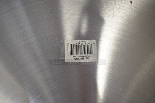 2 BRAND NEW SCRATCH AND DENT! Choice  471SPC100 20 13/16" Aluminum Pot / Pan Cover. 2 Times your Bid!  - Image 6 of 7