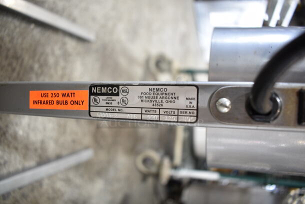 Nemco 6000A-2 Metal Commercial Countertop 2 Head Warming Lamp. 120 Volts, 1 Phase. Tested and Working! - Image 4 of 4