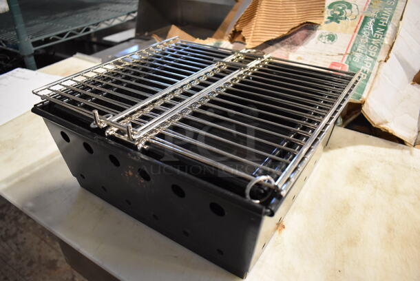 IN BOX! Qwik Cook Metal Grill Top. 12x12x5 - Image 2 of 7