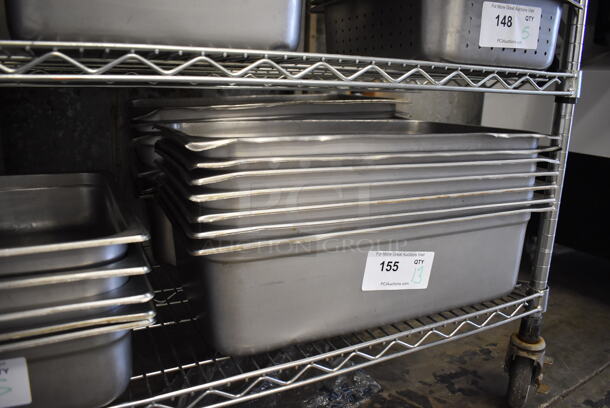 13 Stainless Steel Full Size Drop In Bins. 1/1x6. 13 Times Your Bid! - Image 2 of 4