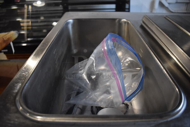 2013 Taylor 342D-27 Stainless Steel Commercial Floor Style Air Cooled 2 Flavor Frozen Beverage Machine w/ Drink Mixer Attachment on Commercial Casters. 208-230 Volts, 1 Phase. 27.5x33x60 - Image 9 of 9