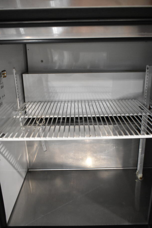 True TSSU-72-18 Stainless Steel Commercial Sandwich Salad Prep Table Bain Marie Mega Top on Commercial Casters. 115 Volts, 1 Phase. Tested and Working! - Image 7 of 8