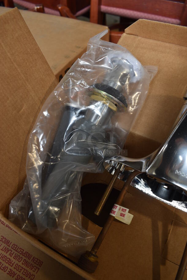 BRAND NEW IN BOX! Moen Metal Faucet w/ Handle. 6x6x10 - Image 4 of 6