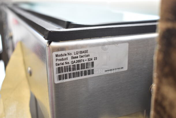 BRAND NEW SCRATCH AND DENT! 2023 Scotsman MC1030MA-32A Stainless Steel Commercial Ice Head on 2023 Scotsman ICS730-A Stainless Steel Bin w/ Scotsman LQ1BASE Stand and Gray Poly Ice Cart. 208/230 Volts, 1 Phase. 31x24x29, 31x48x36, 45x32.5x39 - Image 12 of 12