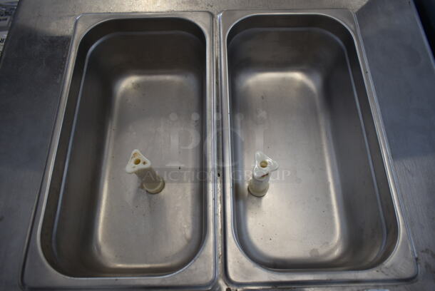 2013 Aspera Stainless Steel Commercial Floor Style Air Cooled2 Flavor w/ Twist Soft Serve Ice Cream Machine on Commercial Casters. 220 Volts. - Image 6 of 10