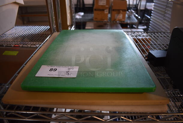3 Various Cutting Boards. Includes 12x18. 3 Times Your Bid!