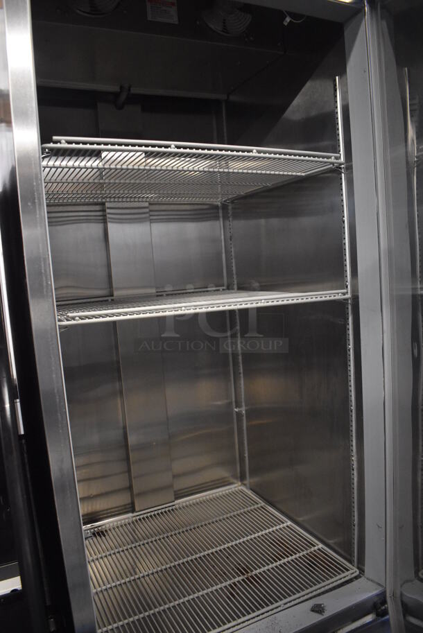 Beverage Air HBF27-1 Horizon Series Stainless Steel Commercial Single Door Reach In Freezer w/ Poly Coated Racks on Commercial Casters. 115 Volts, 1 Phase. 30x32x84. Tested and Working! - Image 5 of 5