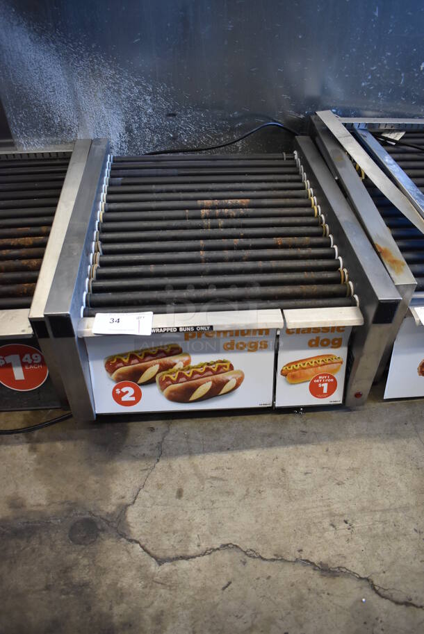 2018 Star 45STBDE Stainless Steel Commercial Countertop Hot Dog Roller w/ Bun Drawer. 120 Volts, 1 Phase. 24x29x12.5. Tested and Working! - Image 5 of 5