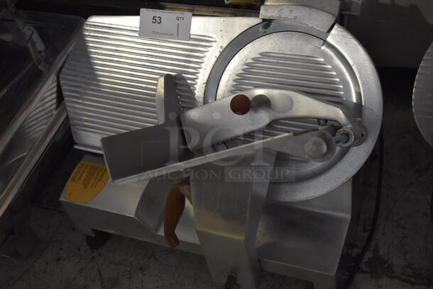 Fleetwood 312 Stainless Steel Commercial Countertop Meat Slicer w/ Blade Sharpener. 115 Volts, 1 Phase. 21x25x20. Tested and Working! - Image 3 of 9