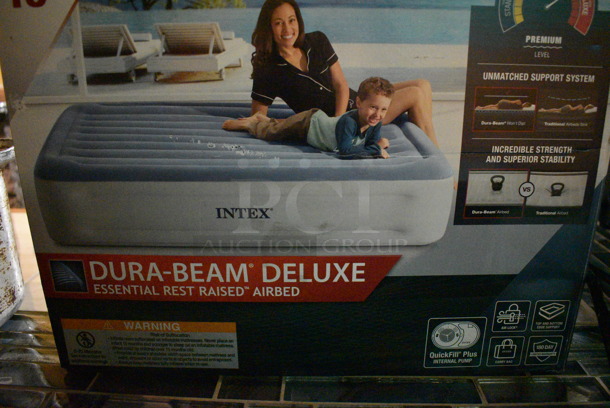 IN ORIGINAL BOX! Intex Full Size Inflatable Mattress. (bar) - Image 4 of 5