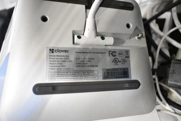 ALL ONE MONEY! Lot of Various Clover Items Including POS Monitor, Pro Display, Pro Terminal, Flex Wireless Cradle - Image 6 of 10