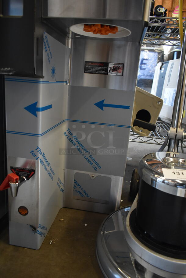 BRAND NEW SCRATCH AND DENT! 2023 Fetco CBS-2151-XTS XTS Series Stainless Steel Single Automatic Coffee Brewer w/ Hot Water Dispenser and Poly Brew Basket. Does Not Come w/ Satellite. 208-240 Volts, 1 Phase.  - Image 5 of 6