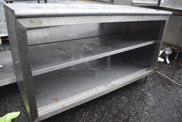 Stainless Steel Commercial Counter w/ 2 Under Shelves. 60x24x36 - Image 2 of 3