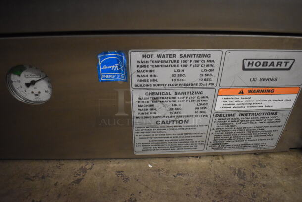 Hobart LXIH Stainless Steel Commercial Undercounter Dishwasher. 120/208-240 Volts, 1 Phase. 24x26x34 - Image 7 of 7