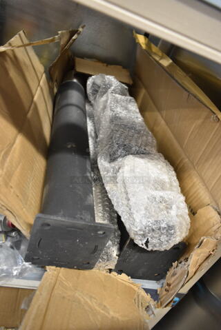 Box of 4 BRAND NEW SCRATCH AND DENT! Metal Convection Oven Legs. 