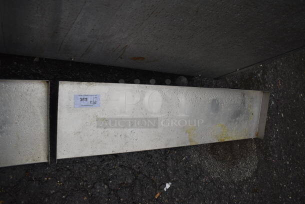 Metal Wall Mount Shelf w/ Brackets. 48x12x8 - Image 3 of 3