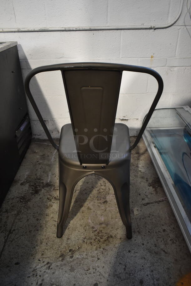 Metal Dining Height Tolix Style Chair. - Image 5 of 5