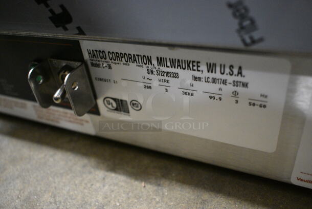 BRAND NEW! Hatco C-36 Metal Commercial Hot Water Booster Heater. 208 Volts, 1 Phase.  - Image 7 of 7