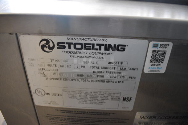 Stoelting Model SF144-38I Stainless Steel Commercial Countertop Air Cooled 2 Flavor w/ Twist Soft Serve Ice Cream Machine. 208-230 Volts, 1 Phase. 22x31x33 - Image 7 of 7