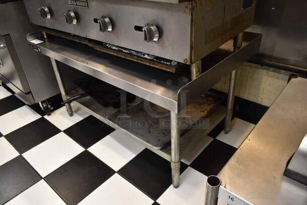 Stainless Steel Commercial Equipment Stand w/ Under Shelf. (kitchen) - Image 2 of 5