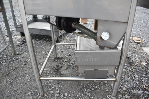 Ecolab ES2000 ENERGY STAR Stainless Steel Commercial Straight Pass Through Dishwasher. 115/230 Volts, 1 Phase. Goes GREAT w/ Lots 239 and 241! 30x30x66 - Image 9 of 10